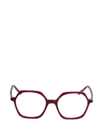 Kaleos Perry Geometric Glasses In Red