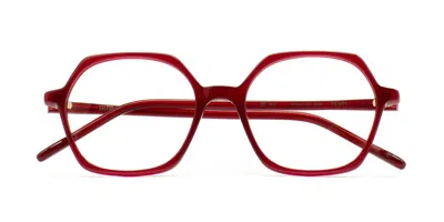 Kaleos Perry C18 Occhiali Da Vista Rossi Per Uomo (solo Montatura) In Red
