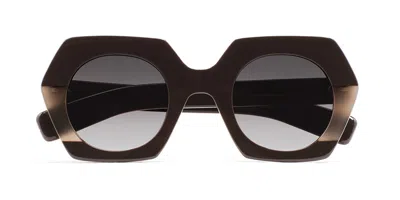 Kaleos Piaf C9 Occhiali Da Sole Marroni Per Donna In Gold