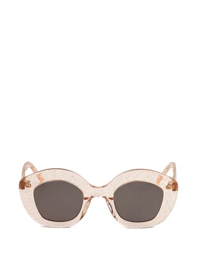 Kaleos Posey Glittered-frame Sunglasses In Pink