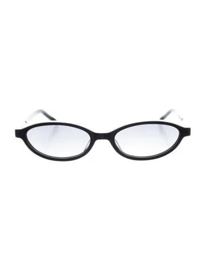 Pre-owned Kaleos Round Tinted Sunglasses In Black