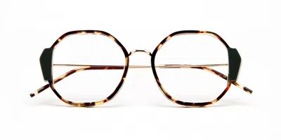 Kaleos Sachs Men's Glasses, Tortoiseshell, Size 50 In Brown