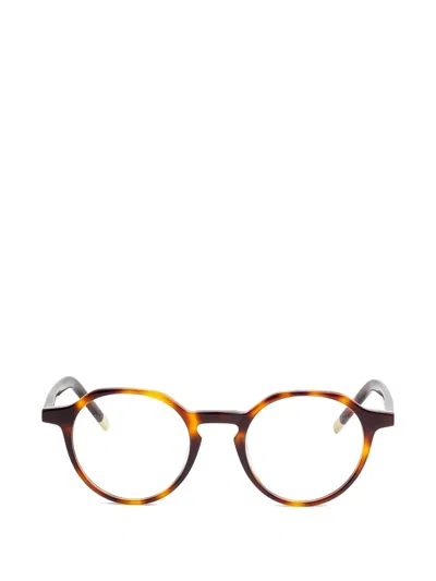 Kaleos Kids' Scorfand Round-frame Glasses In Brown