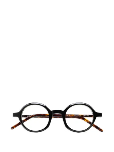 Kaleos Seavers Round-frame Glasses In Brown