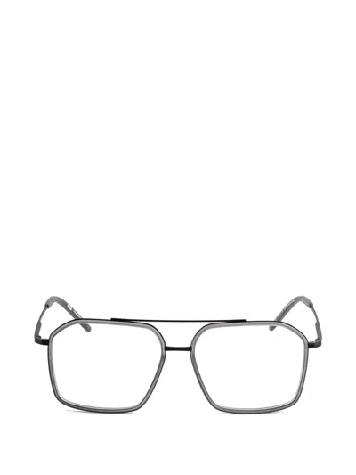 Kaleos Seeger Square-frame Glasses In Gray