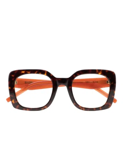 Kaleos Smallbone Glasses In Brown