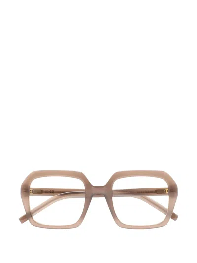 Kaleos Square-frame Glasses In Brown