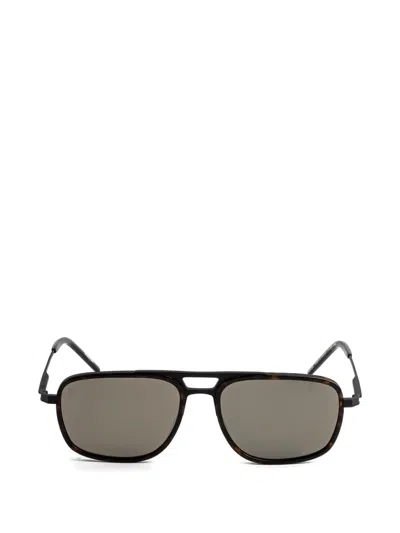 Kaleos Square Frame Sunglasses In Brown