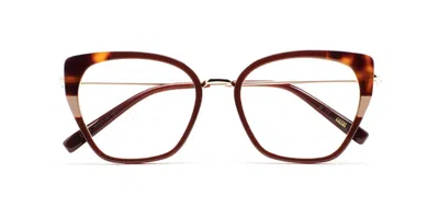 Kaleos Steele C12 Occhiali Da Vista Tartarugatishell Per Donna (solo Montatura)