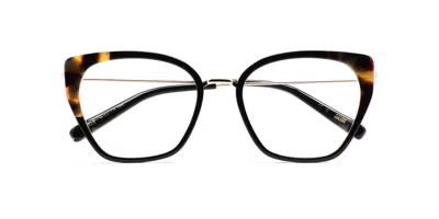 Kaleos Steele C6 Occhiali Da Vista Neri Per Donna (solo Montatura) In Neutral