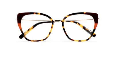 Kaleos Steele Women's Glasses, Tortoiseshell, Size 51