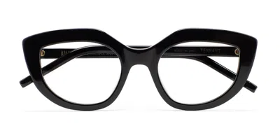 Kaleos Tennant C1 Occhiali Da Vista Neri Per Donna (solo Montatura) In Black