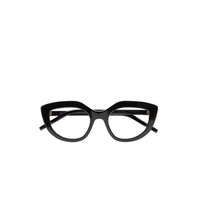 Kaleos Tennant Cat-eye Glasses In Black
