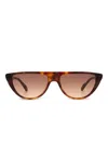 Kaleos Tortoiseshell-pattern D-frame Sunglasses In Brown