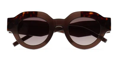 Kaleos Travers C2 Occhiali Da Sole Marroni Per Uomo In Black