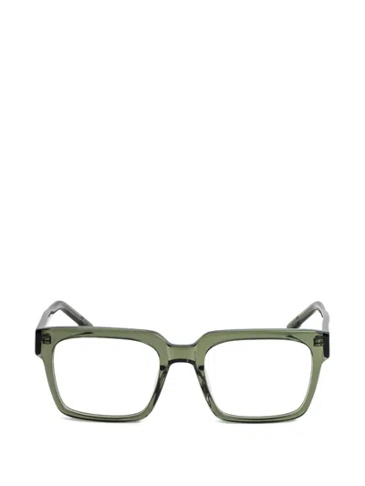 Kaleos Tucker Square-frame Glasses In Green