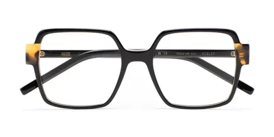 Kaleos Vogler C1 Occhiali Da Vista Neri Per Uomo (solo Montatura)