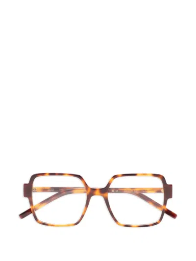 Kaleos Vogler Brille Mit Geometrischem Gestell In Brown