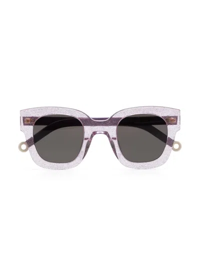 Kaleos Kids' Von Trapp 003 Square-frame Sunglasses In Purple