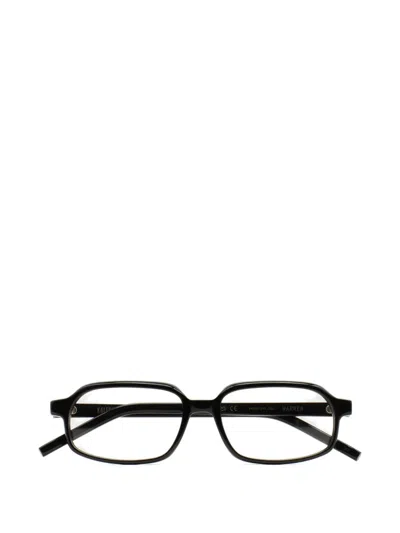 Kaleos Warren 1 Rectangle-frame Glasses In Black