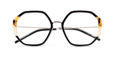 Kaleos Welch C1 Occhiali Da Vista Neri Per Uomo (solo Montatura)