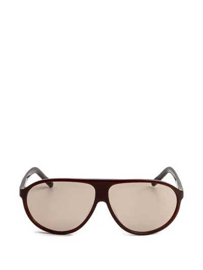 Kaleos Withers Browline-design Sunglasses In Brown