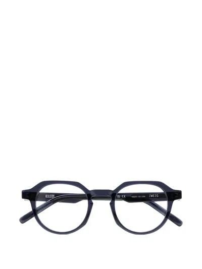 Kaleos Zweig Geometric-frame Glasses In Blue