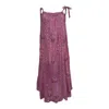 Kali Joshi Women's Silk Beaded Pink Tie Shoulder Dress In Pink