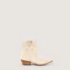 Kali Shoes Women's Vicky Shine Texan Ankle Boots In Beige In Neutral