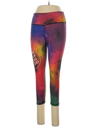 Pre-owned Kali Yoga Pants In Purple