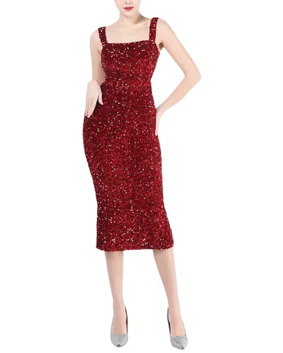 Kalinnu Floral Dress In Red