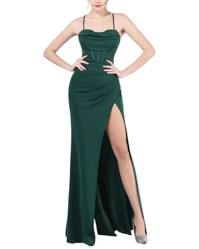Kalinnu Gown In Green