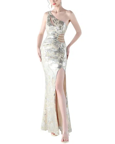 Kalinnu Maxi Dress In Silver