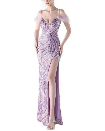 Kalinnu Maxi Dress In Purple