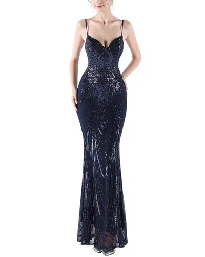 Kalinnu Maxi Dress In Blue