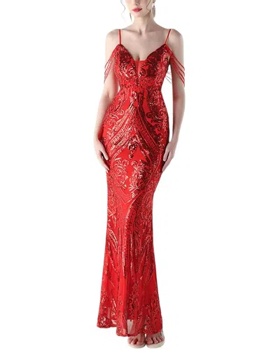 Kalinnu Maxi Dress In Red