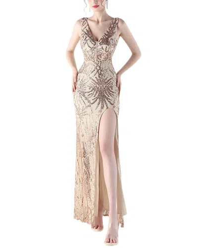 Kalinnu Maxi Dress In Gold