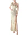 Kalinnu Maxi Dress In Gold