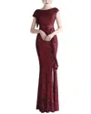 Kalinnu Maxi Dress In Burgundy