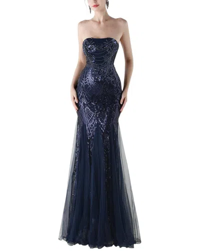 Kalinnu Maxi Dress In Blue