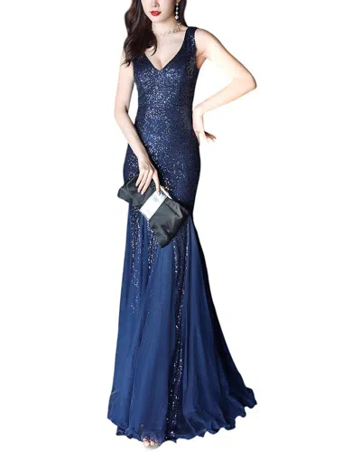 Kalinnu Maxi Dress In Blue