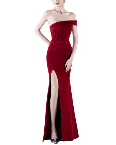 Kalinnu Maxi Dress In Burgundy