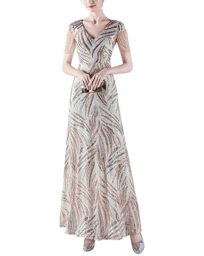 Kalinnu Maxi Dress In Gold