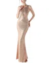 Kalinnu Maxi Dress In Gold