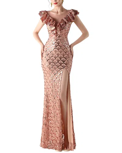 Kalinnu Maxi Dress In Gold