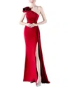 Kalinnu Maxi Dress In Burgundy