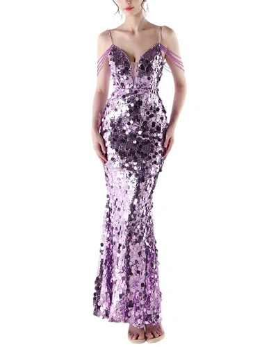 Kalinnu Maxi Dress In Purple