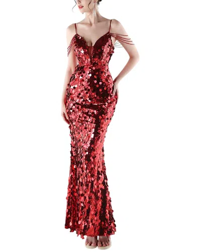 Kalinnu Maxi Dress In Red