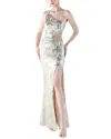 Kalinnu Maxi Dress In Silver