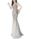 Kalinnu Maxi Dress In Silver